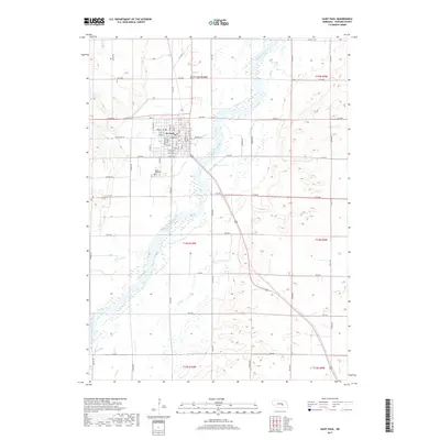 2017 Map of Saint Paul, 2017 Print