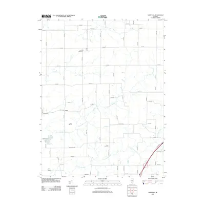 2012 Map of Saint Paul, 2012 Print