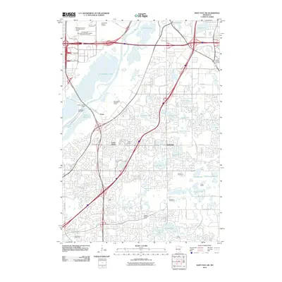 2010 Map of Saint Paul SW, 2010 Print