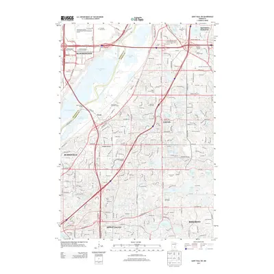 2013 Map of Saint Paul SW, 2013 Print