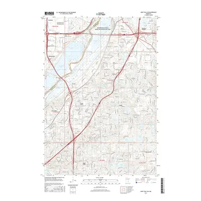 2016 Map of Saint Paul SW, 2016 Print