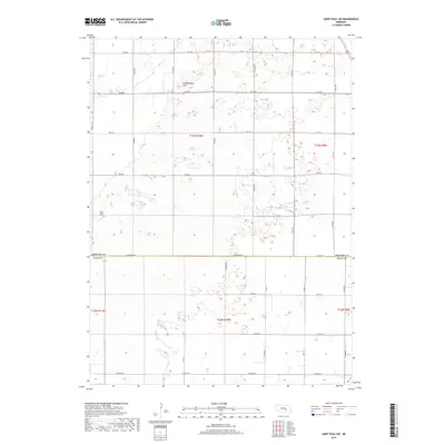 2017 Map of Saint Paul SW, 2017 Print