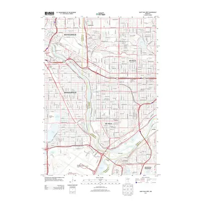 2013 Map of Saint Paul West, 2013 Print