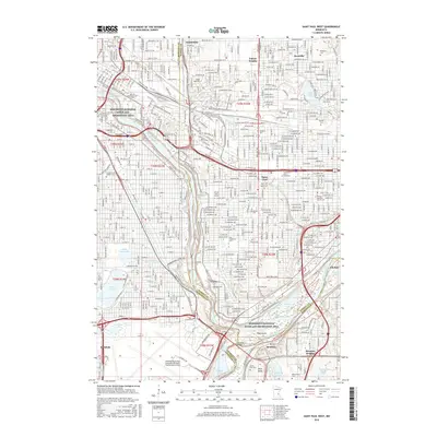 2016 Map of Saint Paul West, 2016 Print