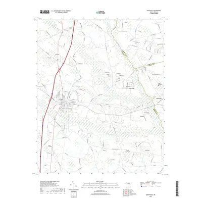 2019 Map of Saint Pauls, 2019 Print
