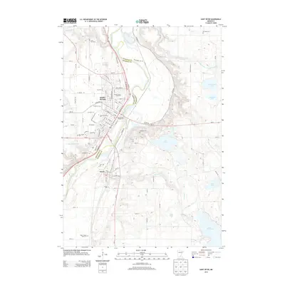 2013 Map of Saint Peter, 2013 Print