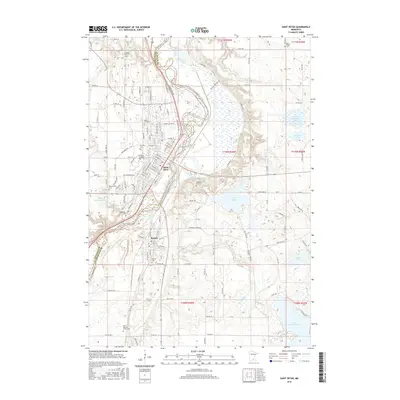 2016 Map of Saint Peter, 2016 Print