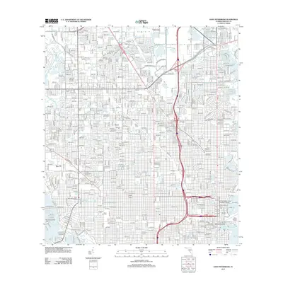 2012 Map of Saint Petersburg, 2012 Print