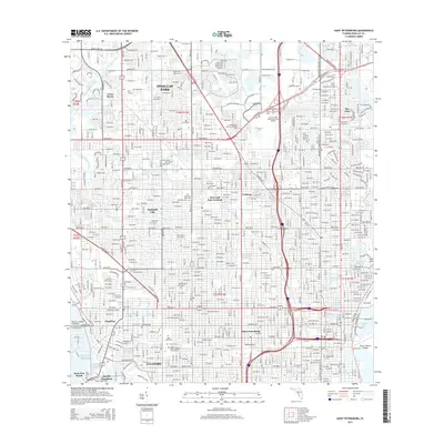 2015 Map of Saint Petersburg, 2015 Print