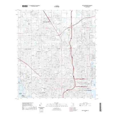 2021 Map of Saint Petersburg, 2021 Print