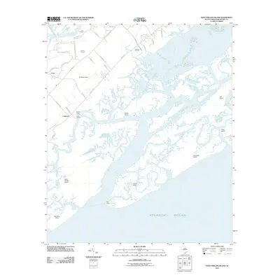 2011 Map of Saint Phillips Island, 2011 Print