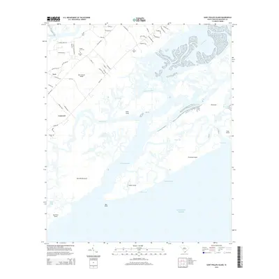 2014 Map of Saint Phillips Island, 2014 Print