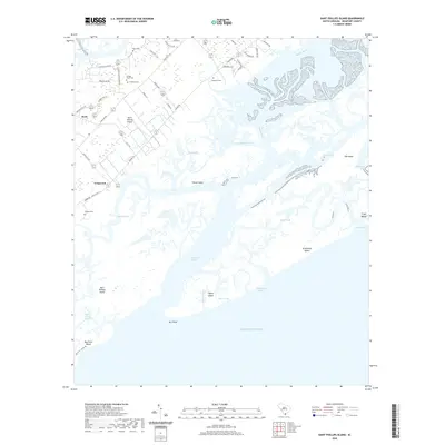 2020 Map of Saint Phillips Island, 2020 Print