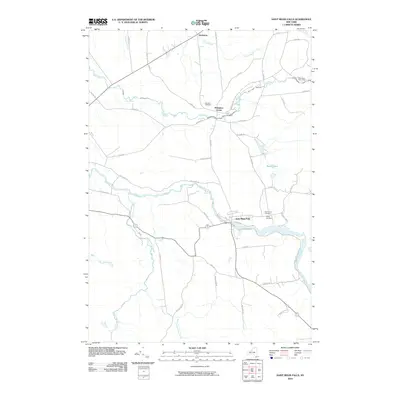 2010 Map of Saint Regis Falls, 2010 Print