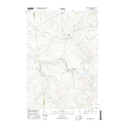 2016 Map of Saint Regis Falls, 2016 Print