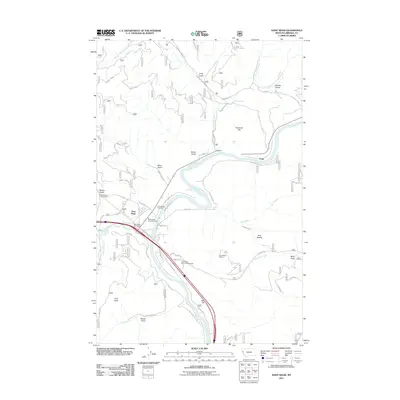 2011 Map of Saint Regis, 2011 Print