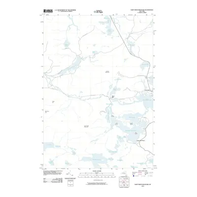 2010 Map of Saint Regis Mountain, 2010 Print