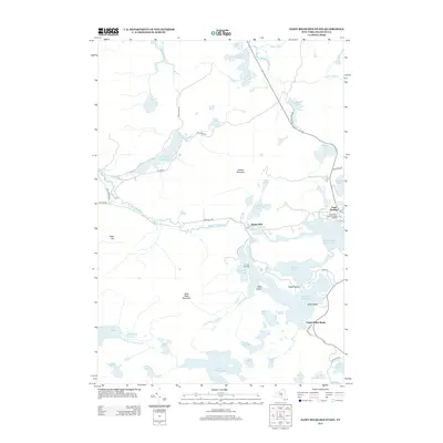 2013 Map of Saint Regis Mountain, 2013 Print