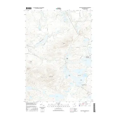 2016 Map of Saint Regis Mountain, 2016 Print