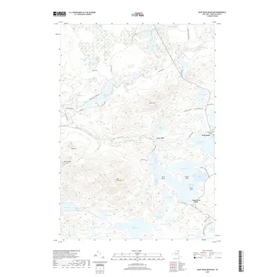 2019 Map of Saint Regis Mountain, 2019 Print