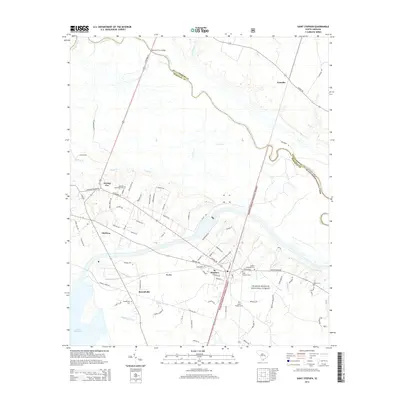 2014 Map of Saint Stephen, 2014 Print