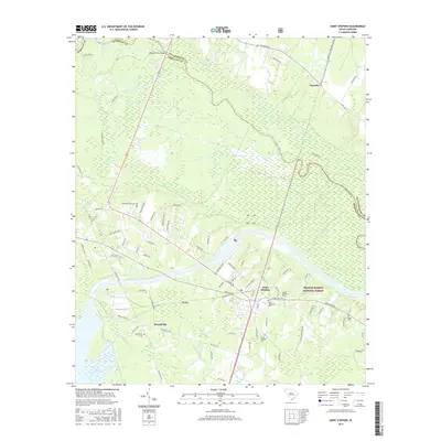 2017 Map of Saint Stephen, 2017 Print