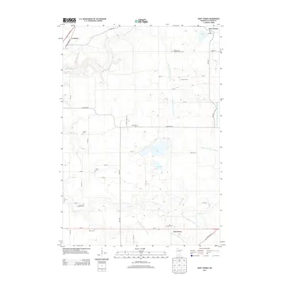2013 Map of Saint Thomas, 2013 Print