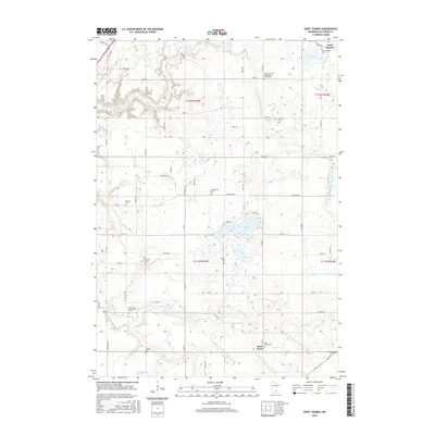 2016 Map of Saint Thomas, 2016 Print
