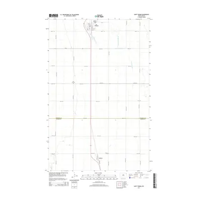 2014 Map of Saint Thomas, 2014 Print