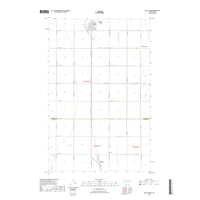 2017 Map of Saint Thomas, 2017 Print