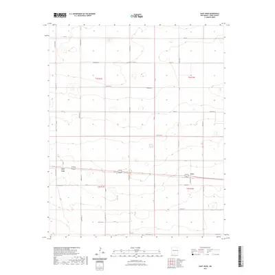 2023 Map of Saint Vrain, 2023 Print