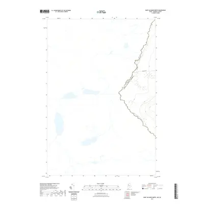 2021 Map of Saint Zacharie North, 2021 Print