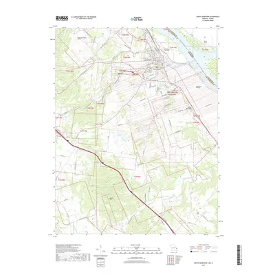 2017 Map of Sainte Genevieve, 2017 Print