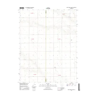 2015 Map of Sainte Theresa Church, 2015 Print