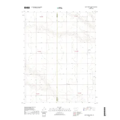 2018 Map of Sainte Theresa Church, 2018 Print