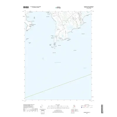 2018 Map of Sakonnet Point, 2018 Print