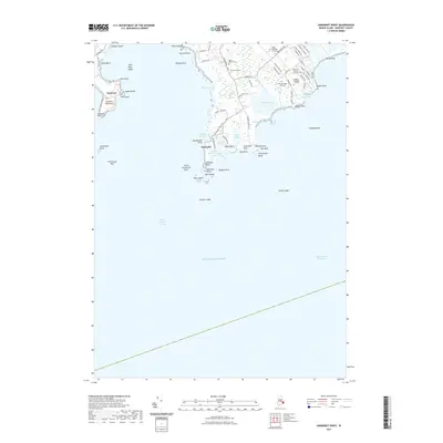 2021 Map of Sakonnet Point, 2021 Print