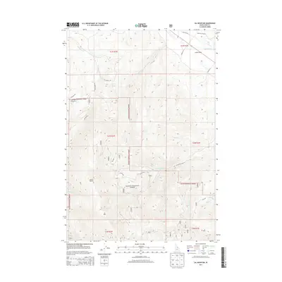 2013 Map of Sal Mountain, 2013 Print