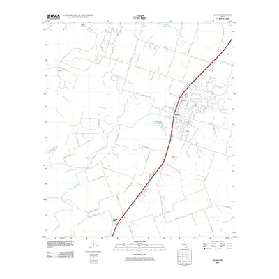 2010 Map of Salado, 2010 Print
