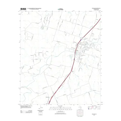 2013 Map of Salado, 2013 Print