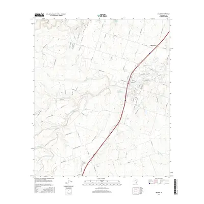 2016 Map of Salado, 2016 Print
