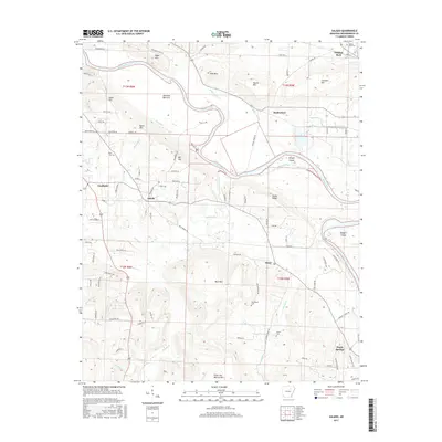 2017 Map of Salado, 2017 Print