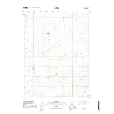 2017 Map of Salazar Butte, 2017 Print