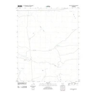 2010 Map of Salazar Canyon, 2010 Print
