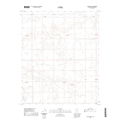 2023 Map of Salazar Canyon, 2023 Print