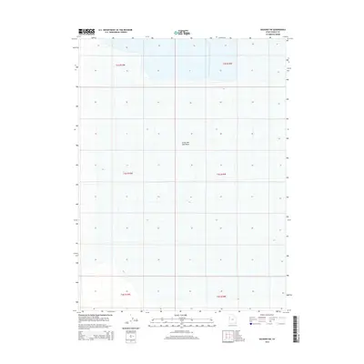2014 Map of Salduro SW, 2014 Print