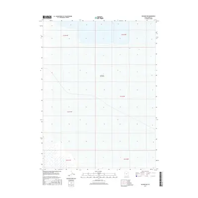 2017 Map of Salduro SW, 2017 Print