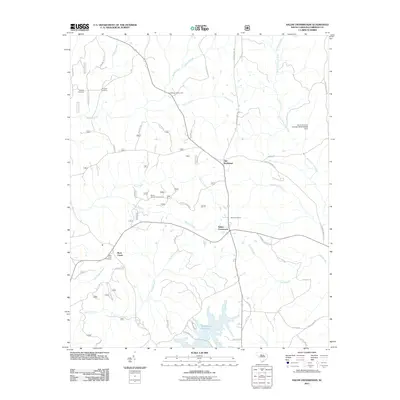 2011 Map of Salem Crossroads, 2011 Print