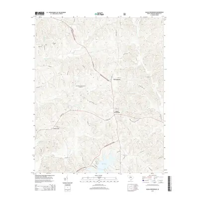 2014 Map of Salem Crossroads, 2014 Print