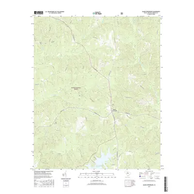 2017 Map of Salem Crossroads, 2017 Print